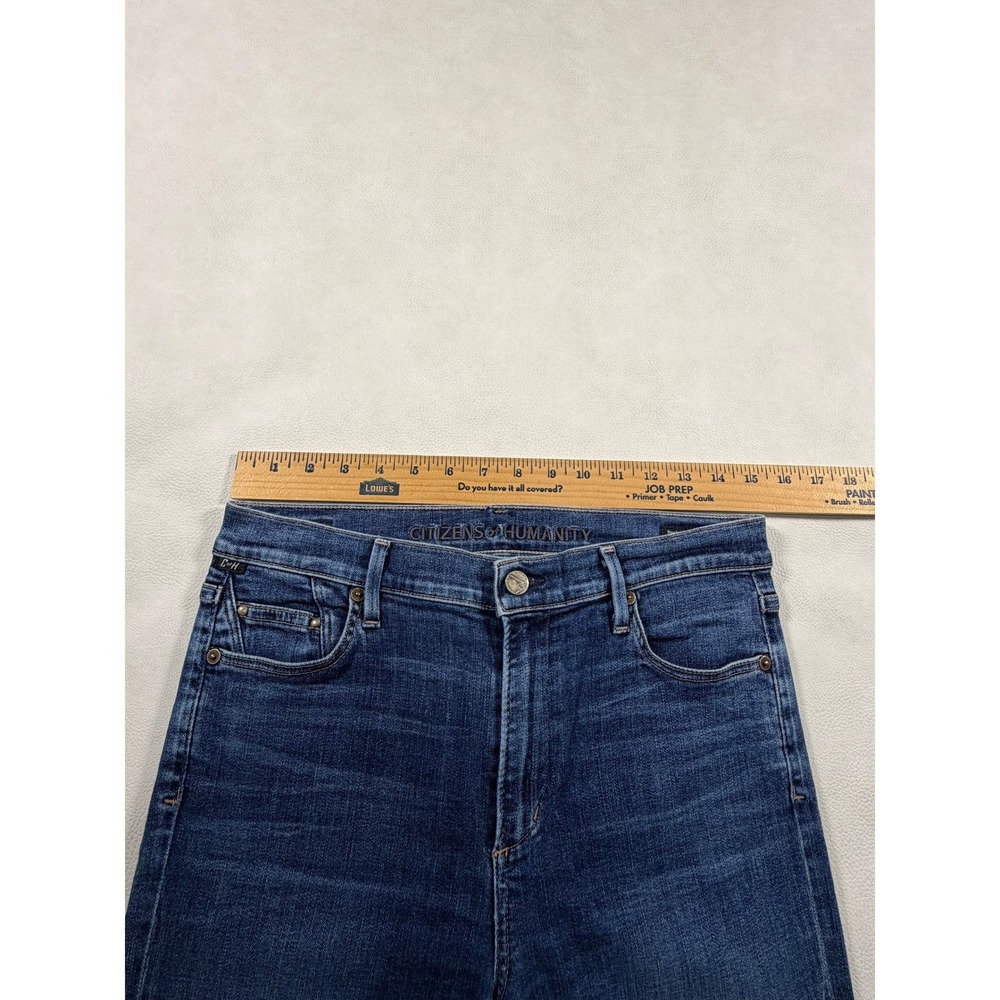 Citizens of Humanity‎ Rocket High Rise Skinny Jeans Dark Wash Blue Size 31 - Picture 3 of 10